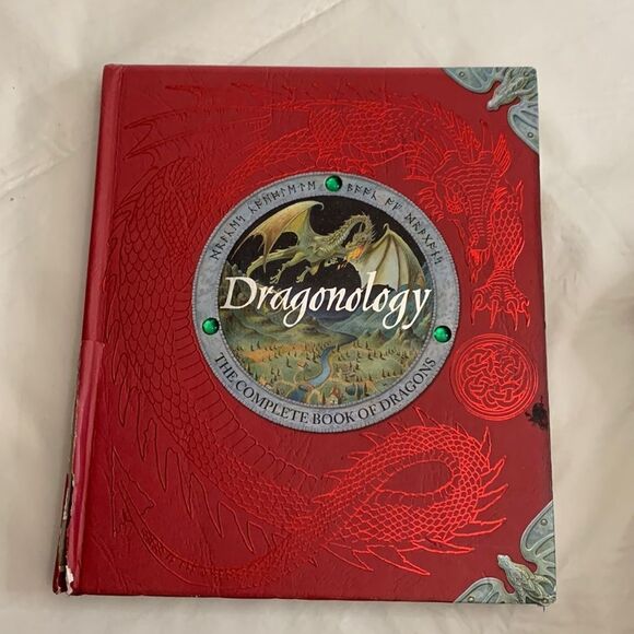 Dragonology The Complete Book Dragons Red Book Species History Behavior Taming - Picture 1 of 12